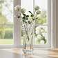 Florero De Vidrio Tallado Decorativo 30 Cm Para Centro De Mesa - Miniatura 4