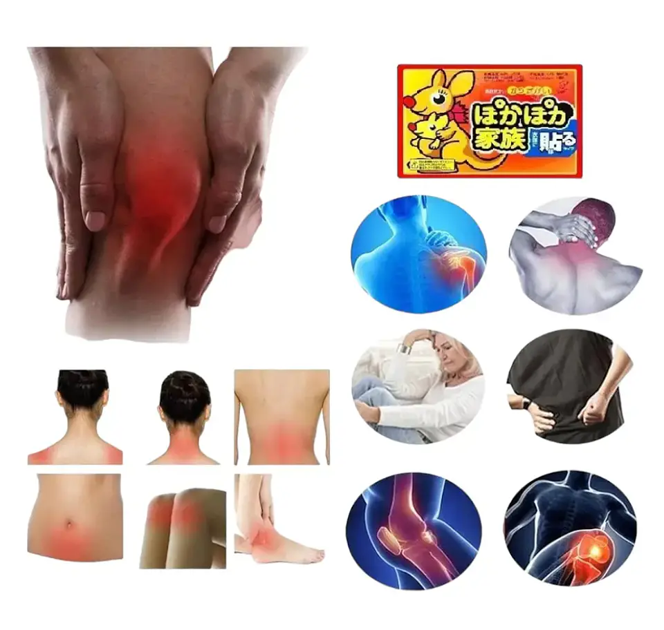 Pack X10 Parche Caliente Adhesivo Corporal Alivio Dolor 4