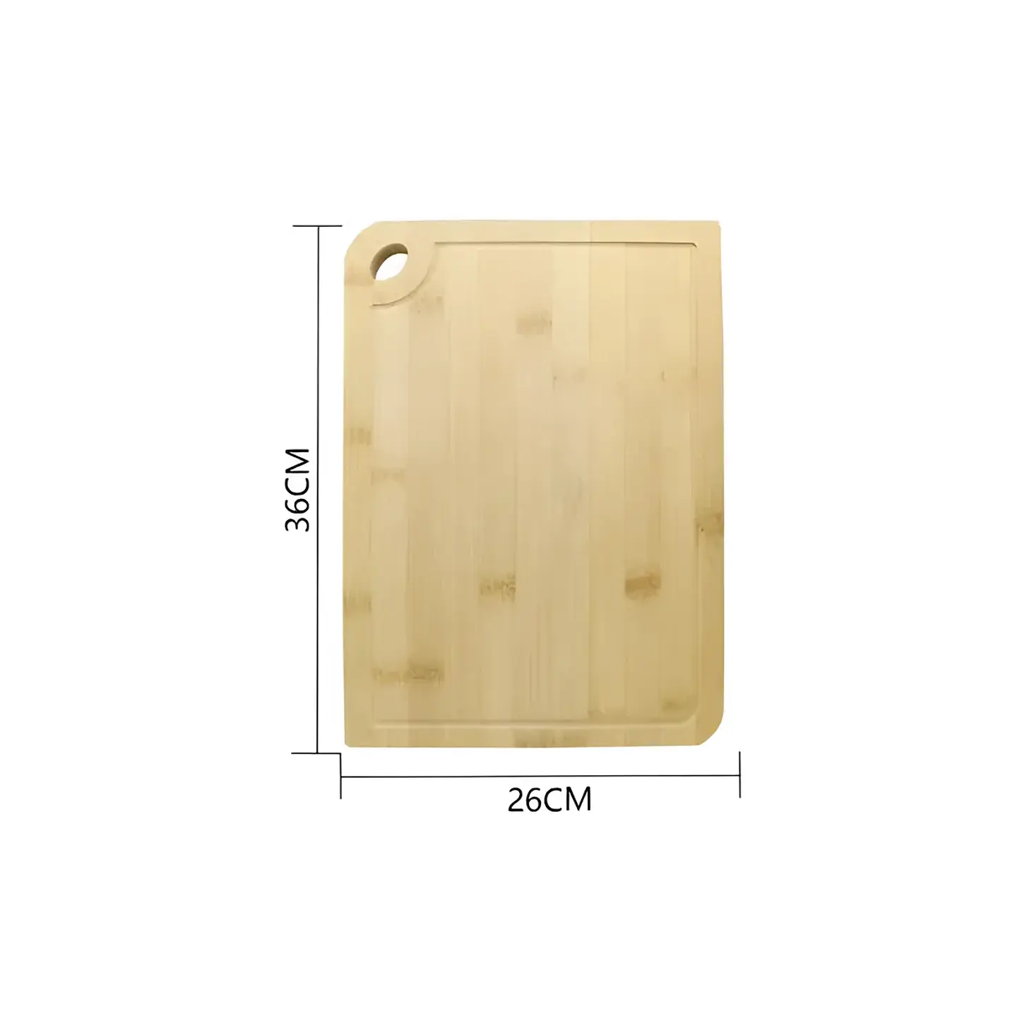 Tabla de Cortar Rectangular 36x26 cm con Borde 5