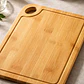 Tabla de Cortar Rectangular 34x24cm con Ranura y Agujero - Miniatura 3