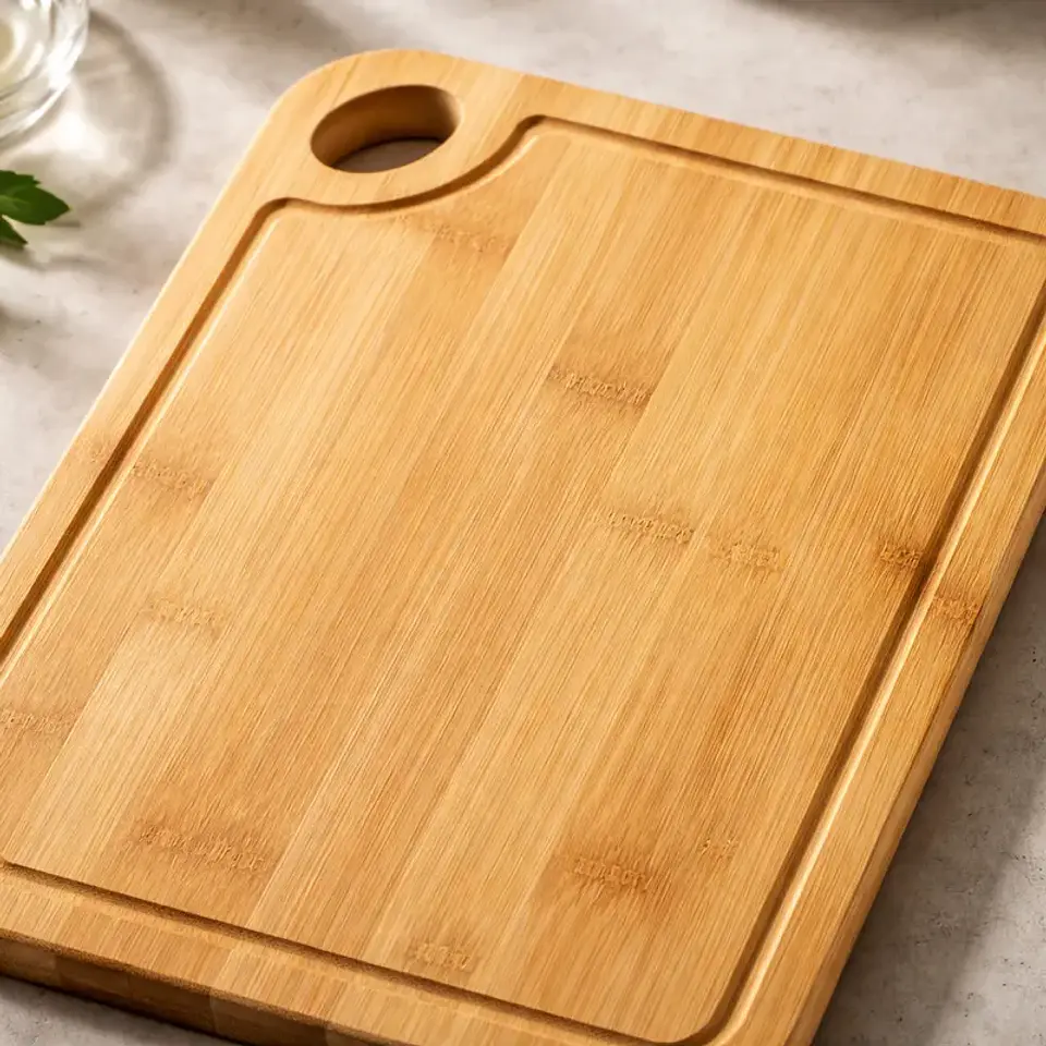 Tabla de Cortar Rectangular 34x24cm con Ranura y Agujero 3