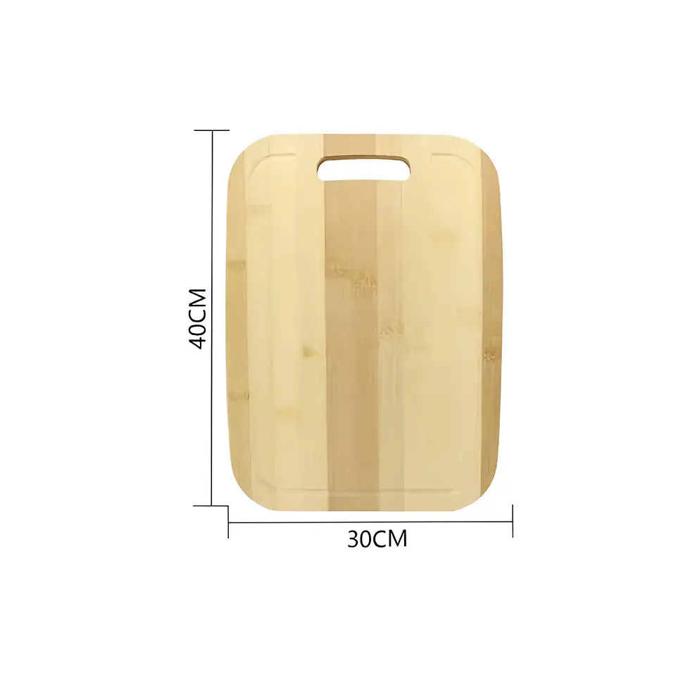 Tabla de Cortar 40x30 cm con Asa Rectangular bordes redondos 5