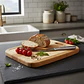 Tabla de Cortar Rectangular borde redondeado 36x26 cm con Canaleta y Asa - Miniatura 4