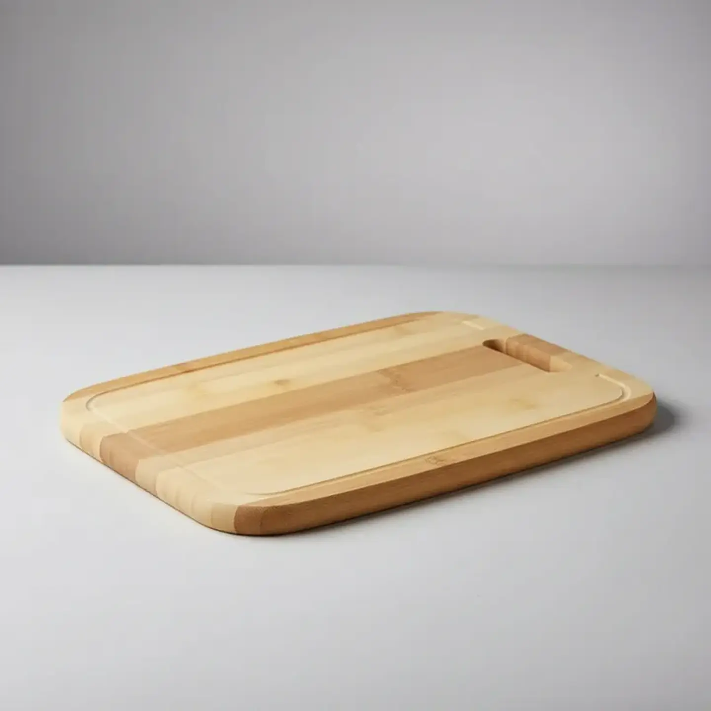 Tabla de Cortar rectangular borde redondo 34x24 cm con Asa 1