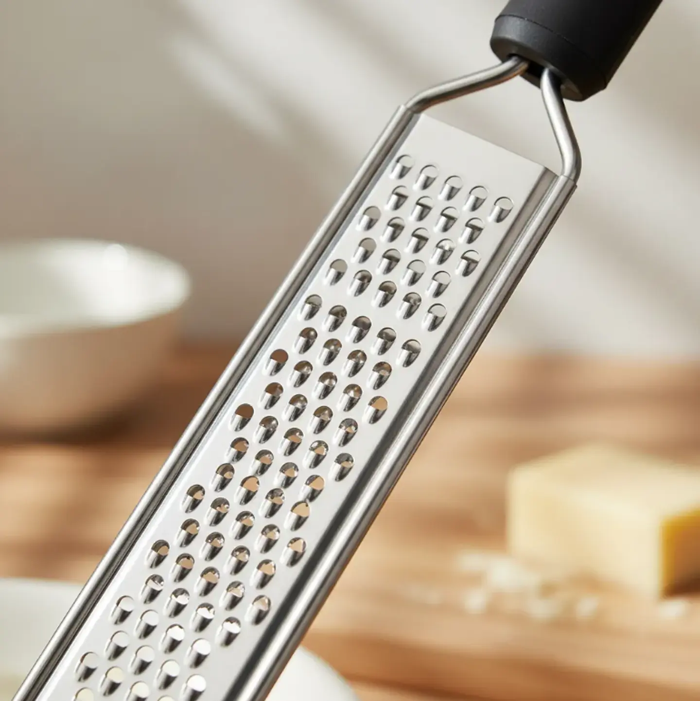 Rallador Fino Zester Acero Inoxidable Para Queso Y Cítricos 4