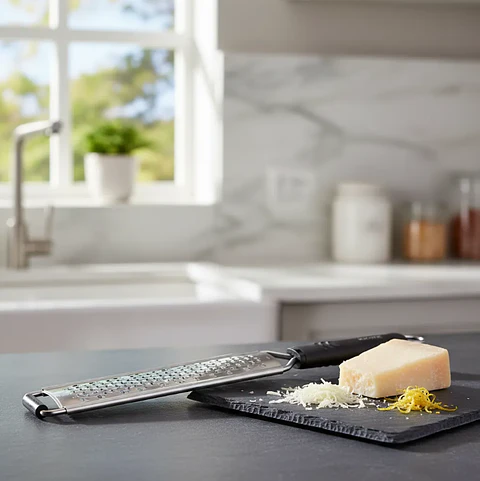 Rallador Fino Zester Acero Inoxidable Para Queso Y Cítricos