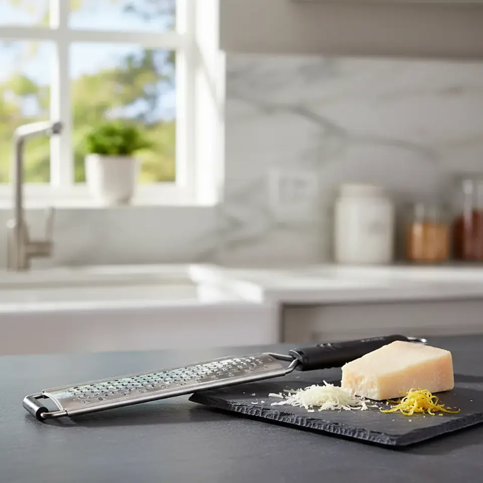 Rallador Fino Zester Acero Inoxidable Para Queso Y Cítricos 1