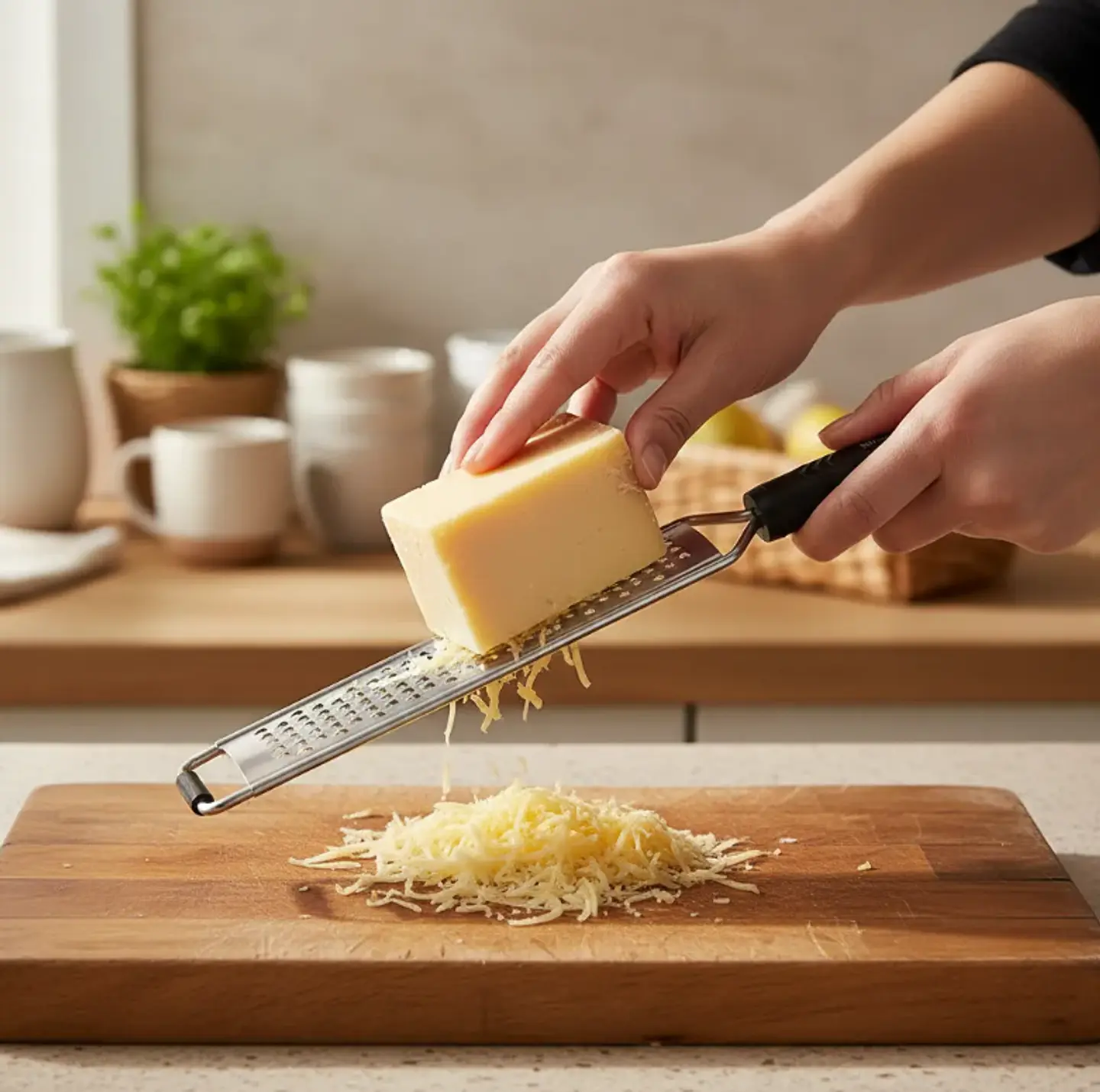 Rallador Fino Zester Acero Inoxidable Para Queso Y Cítricos 5