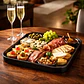 Bandeja Garzón Antideslizante Rectangular 46.5x36cm Negra - Miniatura 4