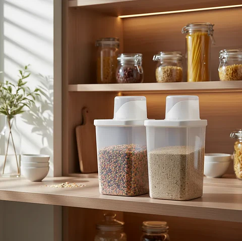 Contenedor Hermético Dispensador De Alimentos Cocina 950ml