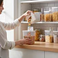 Contenedor Hermético Dispensador De Alimentos Cocina 950ml - Miniatura 3