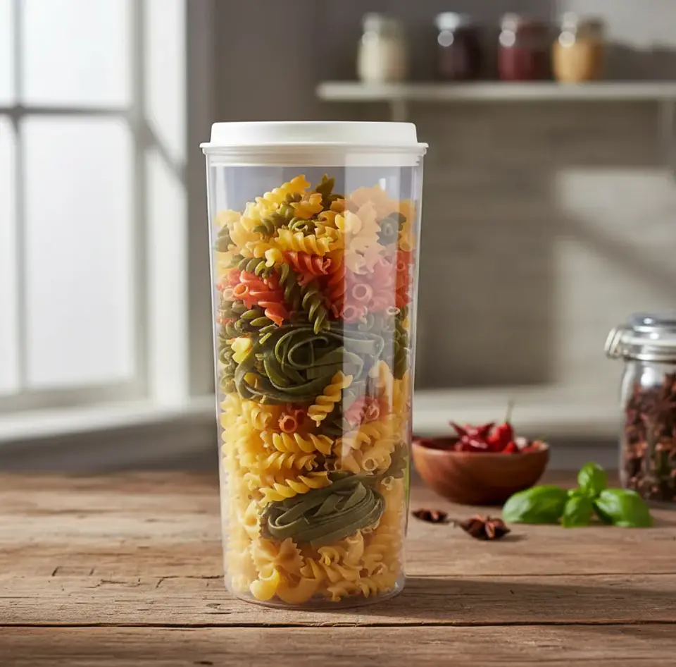 Frasco Contenedor Hermético Alto 1500ml Para Alimentos Cocina 3