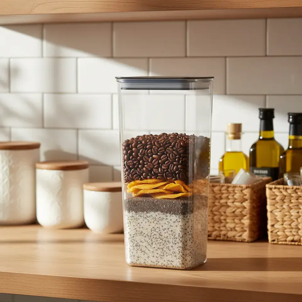 Frasco Contenedor Hermético Alimentos 1600ml Cocina Despensa 2