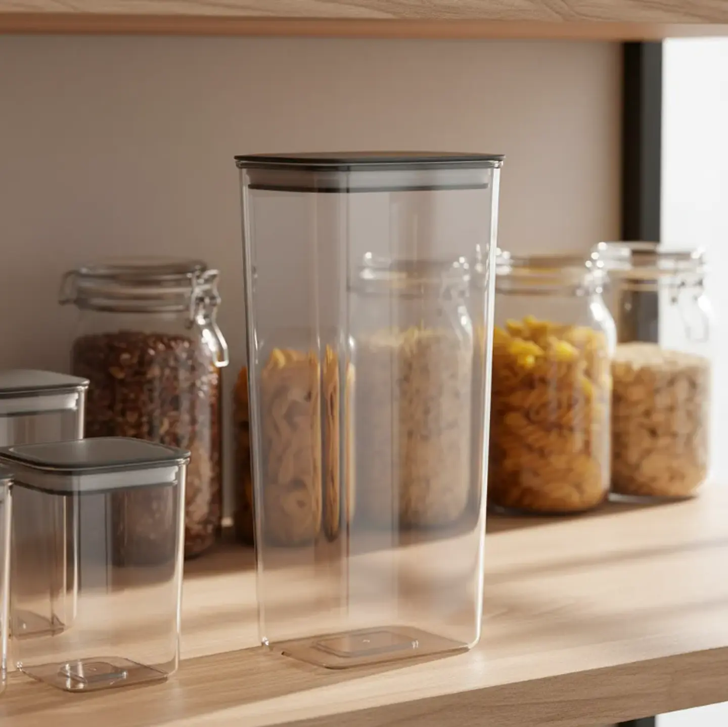 Frasco Contenedor Hermético Alimentos 1600ml Cocina Despensa 1