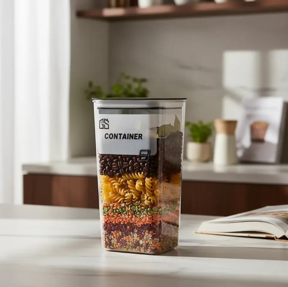 Frasco Contenedor Hermético Alimentos 1600ml Cocina Despensa 6