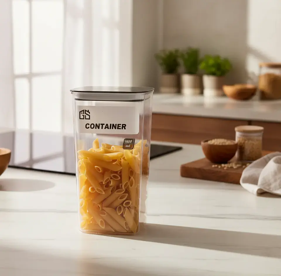 Frasco Contenedor Hermético Alimentos 1600ml Cocina Despensa 7