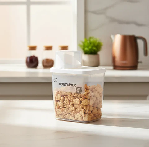 Envase Hermético Plástico 600ml Con Tapa Dosificadora