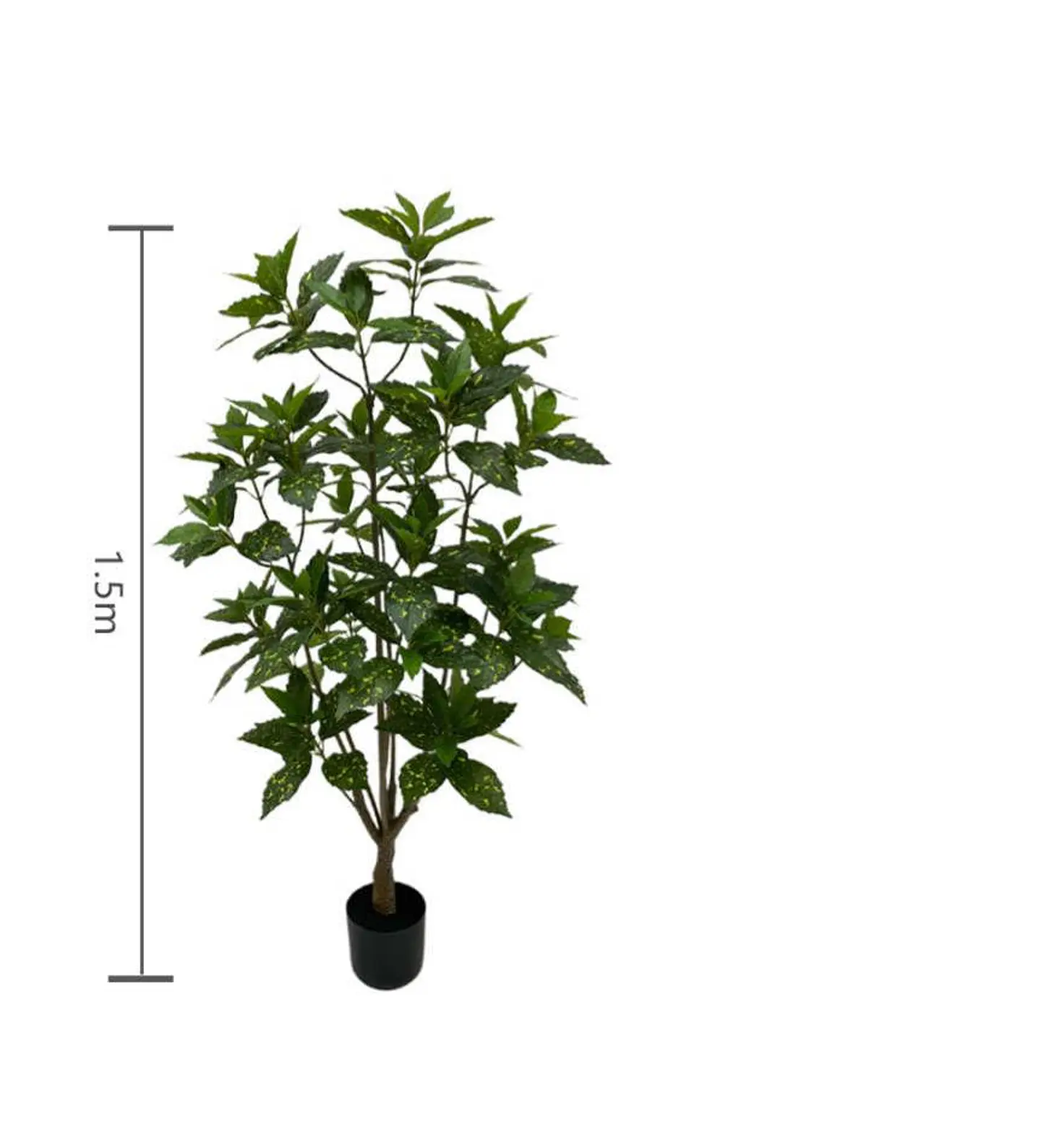 Planta Artificial Decorativa 1.5m Con Macetero 3