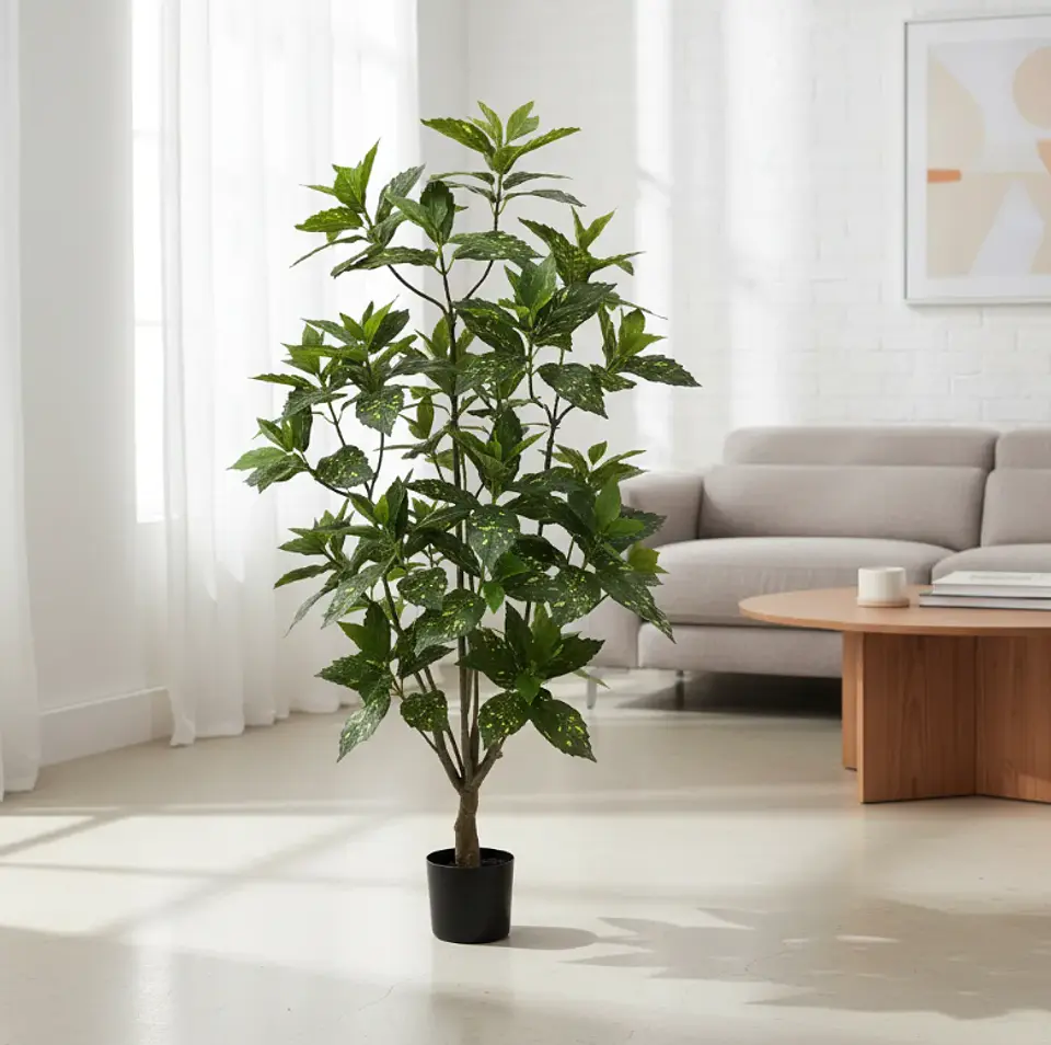 Planta Artificial Decorativa 1.5m Con Macetero 5