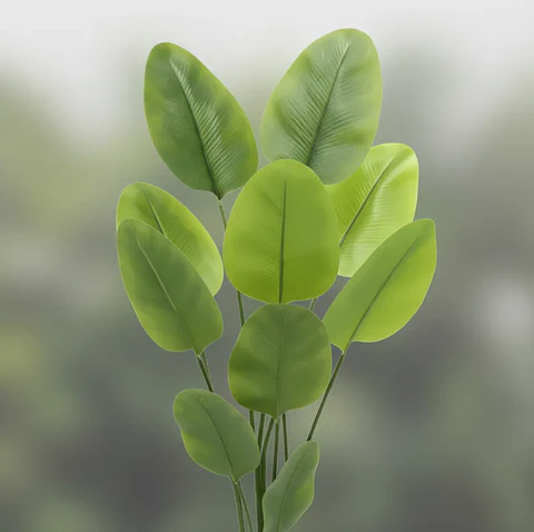 Planta Artificial Decorativa Tipo Banano 1.4m Con Macetero