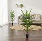 Planta Artificial Helecho 1.4m Con Macetero Negro - Miniatura 2