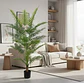 Planta Artificial Helecho 1.4m Con Macetero Negro - Miniatura 5