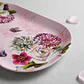 Bandeja Plástica 40 cm con Asas Diseño Floral y Café - Miniatura 2