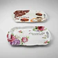 Bandeja Plástica con Asas 45cm Diseño Café y Floral - Miniatura 3
