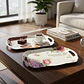 Bandeja Plástica de Servicio 37.5cm con Asas y Diseño - Miniatura 1