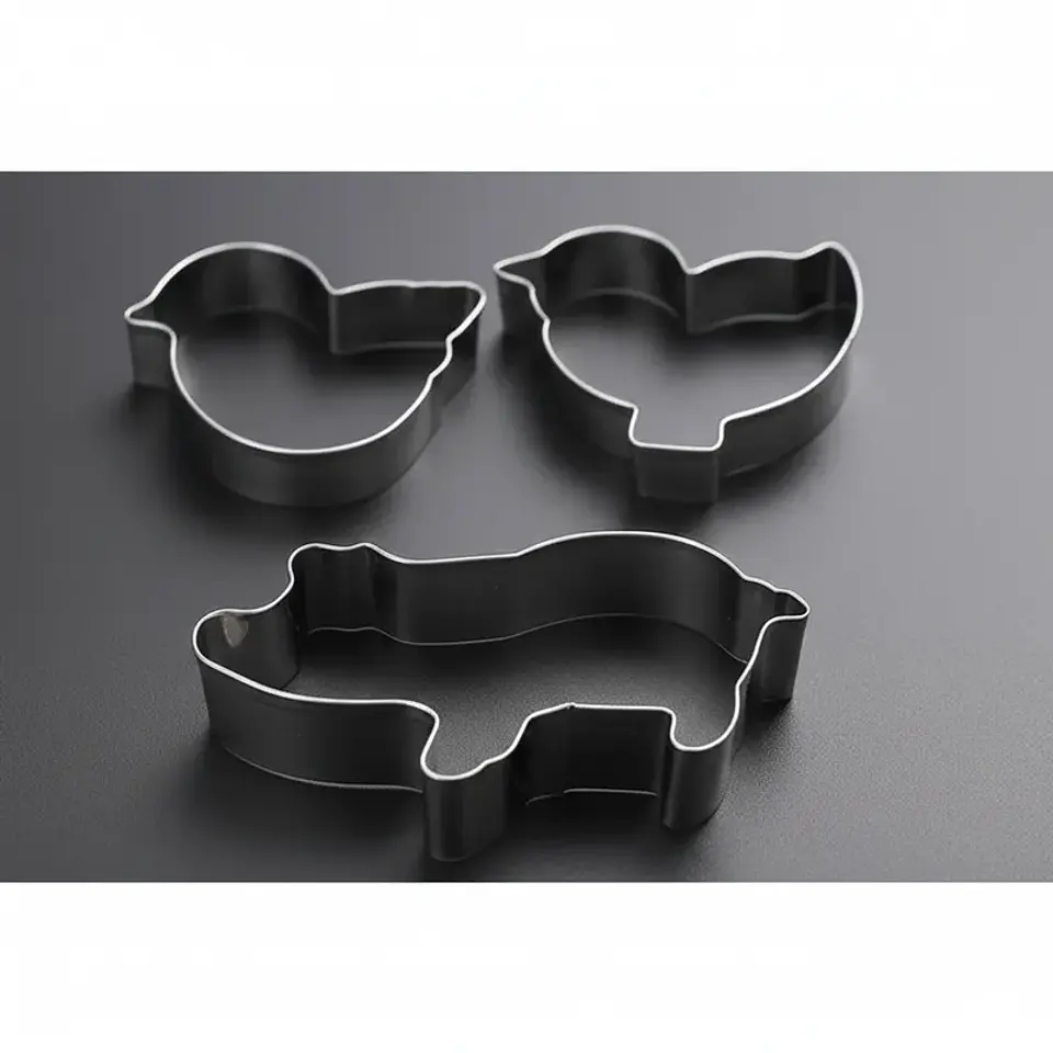 Set 3 Cortadores de Galletas Animales Acero Inoxidable 2