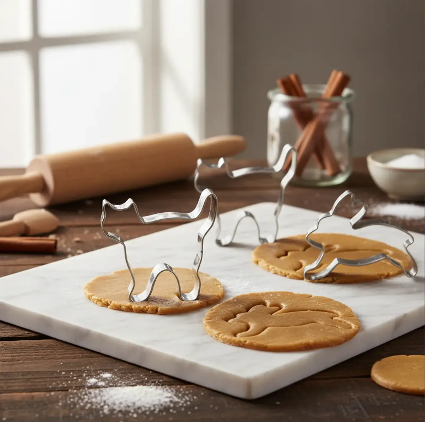 Set 3 Cortadores Galletas Animales Acero Inoxidable 5cm 1