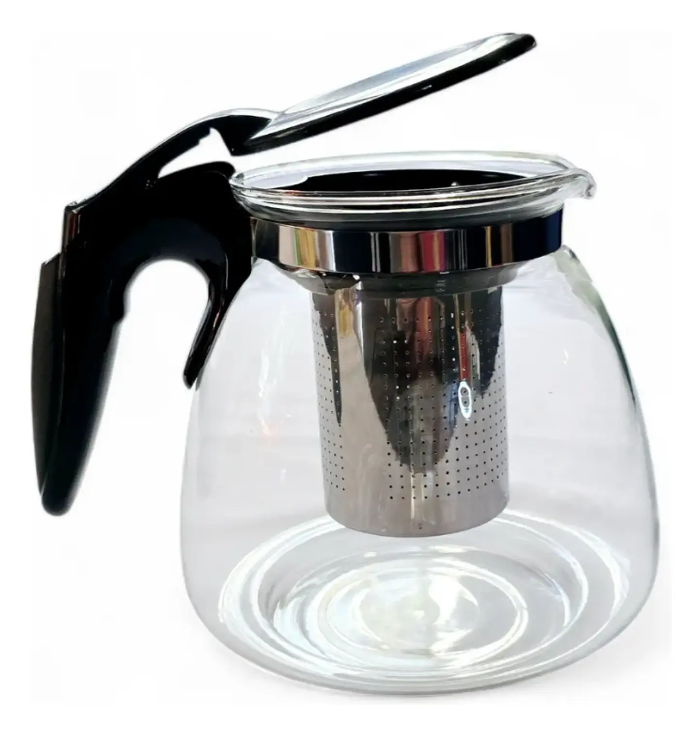Tetera de Vidrio con Infusor de Acero Inoxidable 1100ml 5