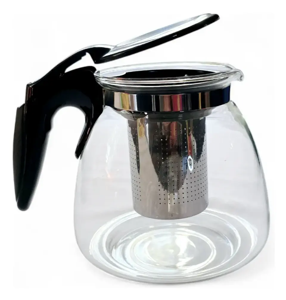 Tetera de Vidrio con Infusor de Acero Inoxidable 1100ml 5