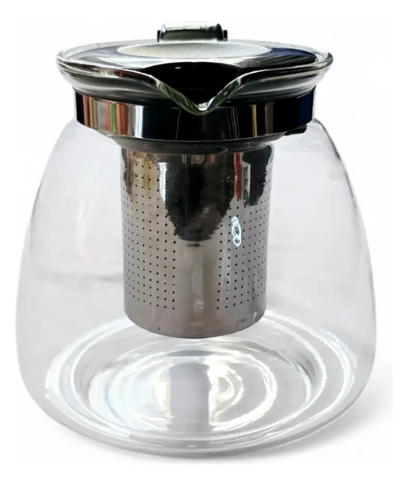 Tetera de Vidrio con Infusor de Acero Inoxidable 1100ml 6