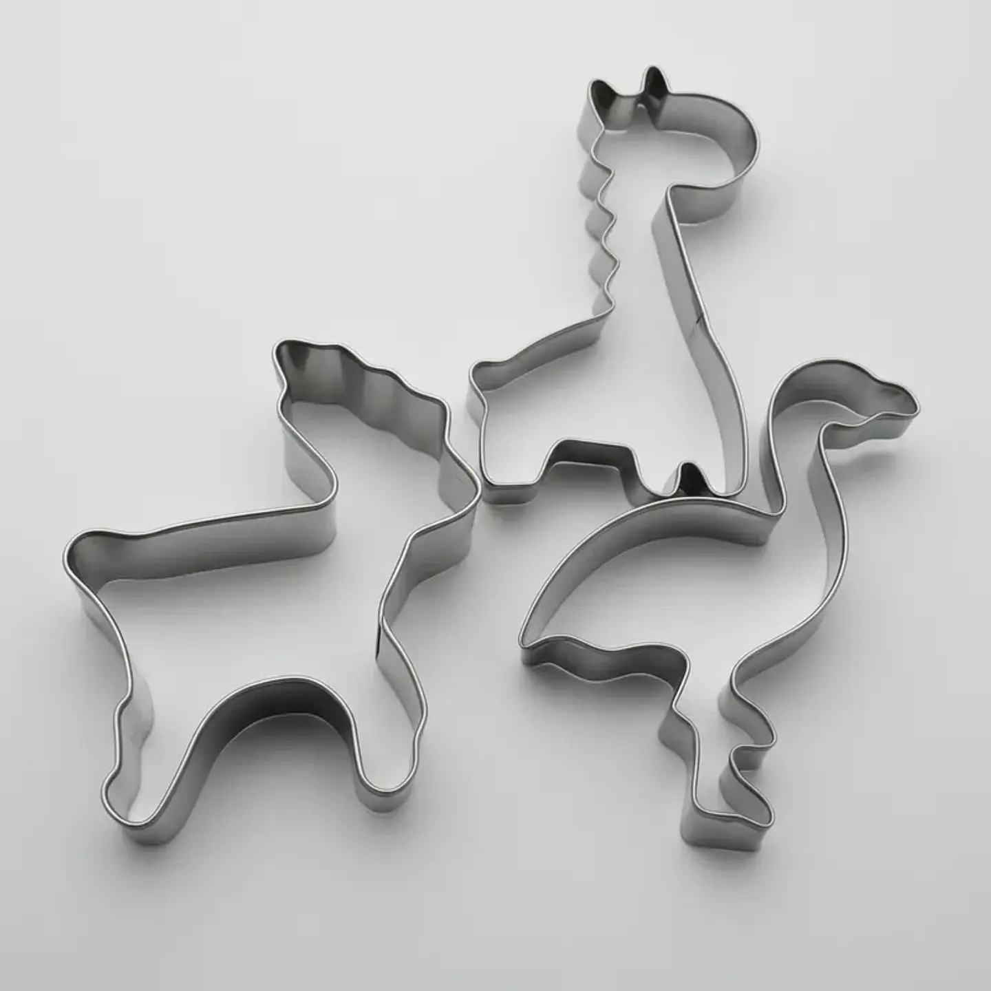 Set 3 Cortadores de Galletas Animales vario Acero Inoxidable 1