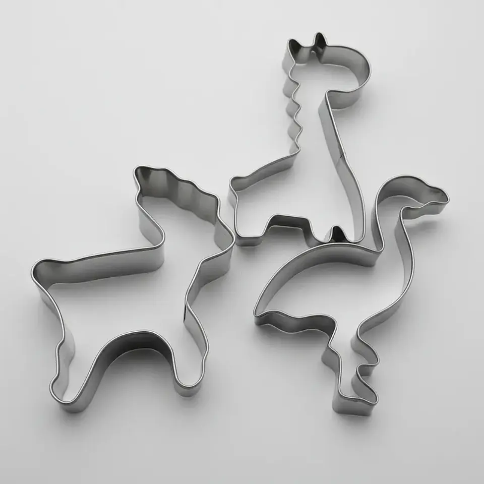 Set 3 Cortadores de Galletas Animales vario Acero Inoxidable 1