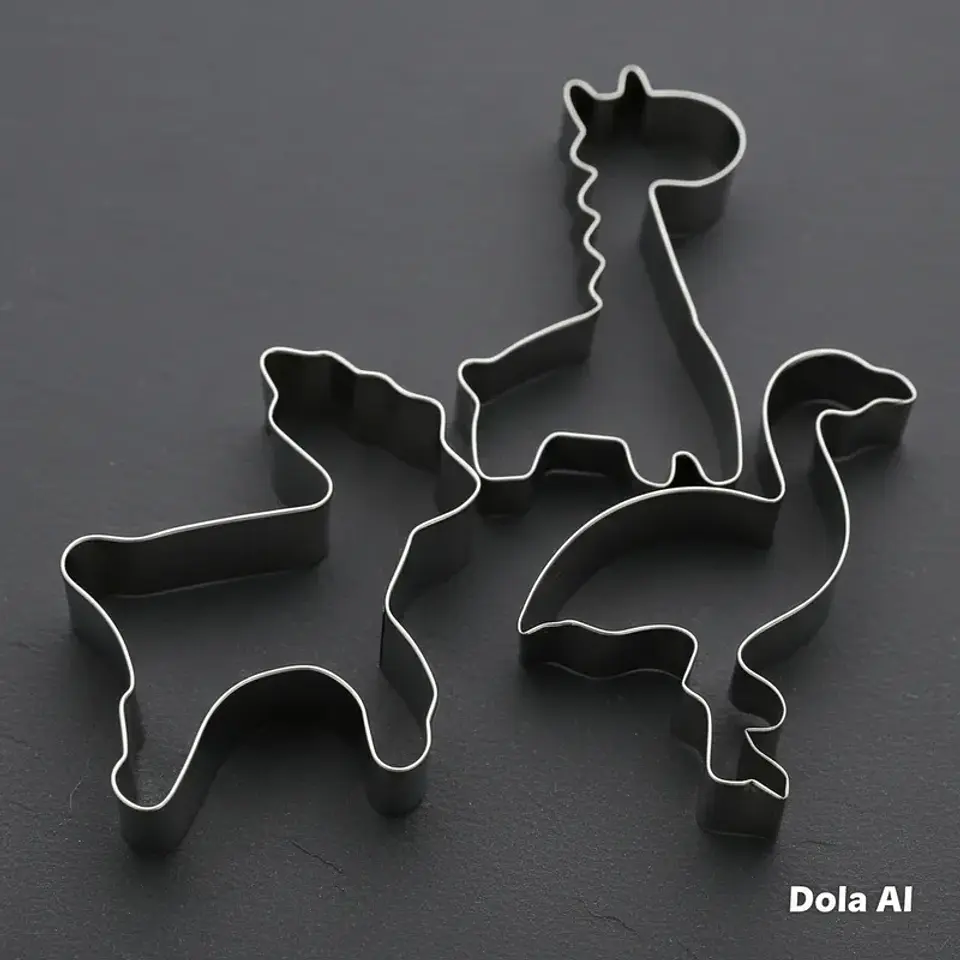 Set 3 Cortadores de Galletas Animales vario Acero Inoxidable 5