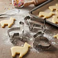 Set 3 Cortadores de Galletas Animales llama Acero Inoxidable - Miniatura 5