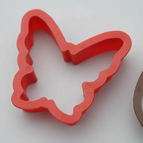 Set 2 Cortadores Galletas Mariposa y Tulipán 8 cm