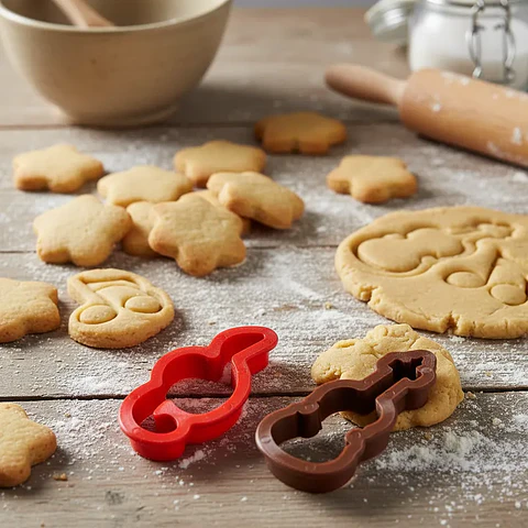 Set 2 Cortadores de Galletas Musicales Guitarra