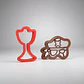 Set 2 Cortador Galletas Cáliz y Pirata 2 Pzs - Miniatura 1
