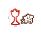 Set 2 Cortador Galletas Cáliz y Pirata 2 Pzs - Miniatura 3
