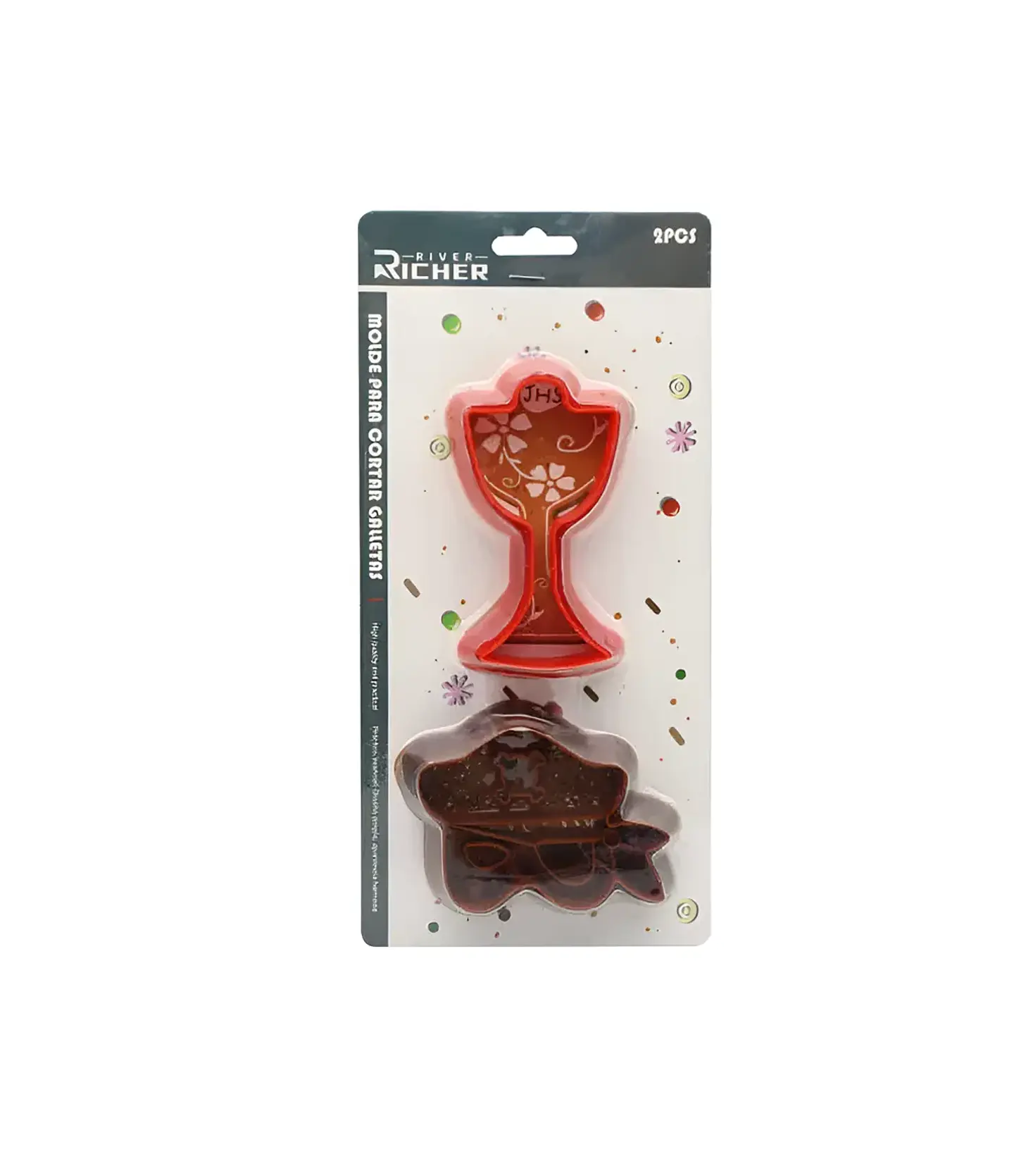 Set 2 Cortador Galletas Cáliz y Pirata 2 Pzs 4