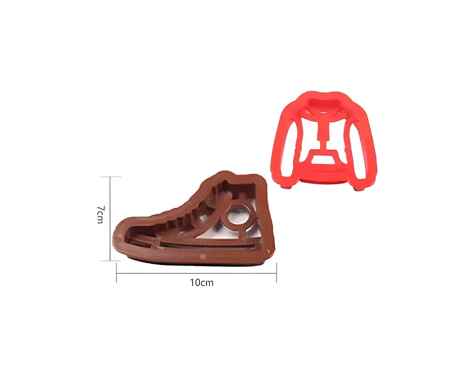 Set 2 Cortador de Galletas Zapatilla y Chaqueta 2 Piezas 4