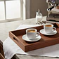 Set X6  Taza De Café Espresso Cerámica Blanca 85ml Con Plato - Miniatura 2