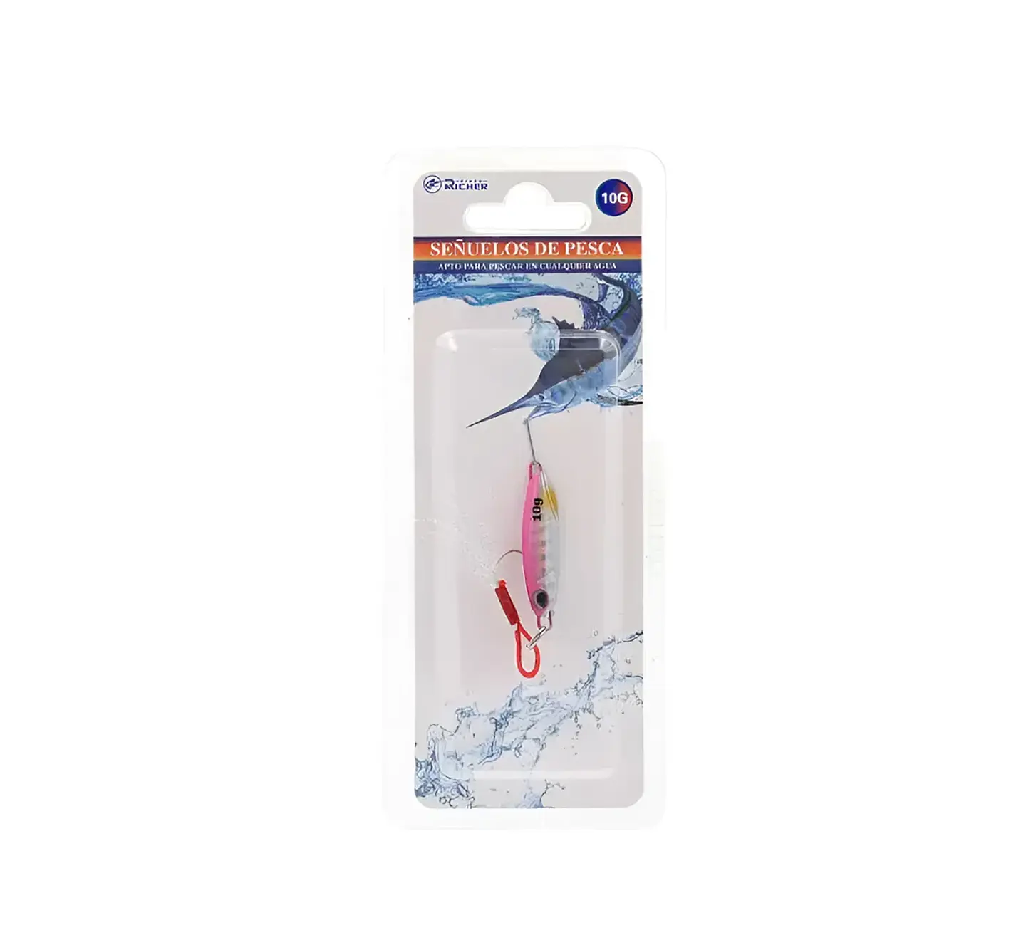 Señuelo De Pesca Jig Metálico 10g 4.3cm Con Assist Hook 4