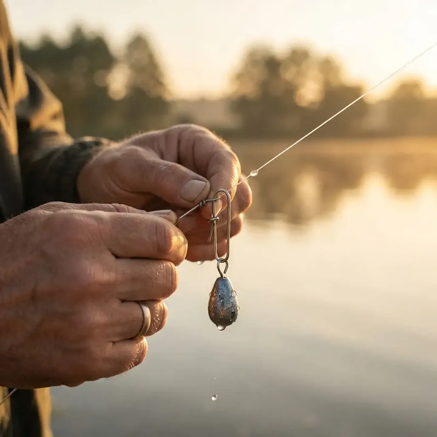 Set 5 Plomos De Pesca 10g Con Clip 4