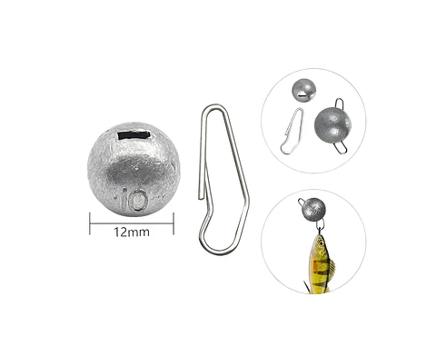 Set 5 Plomos De Pesca 10g Con Clip