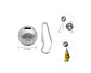 Set 5 Plomos De Pesca 10g Con Clip - Miniatura 1