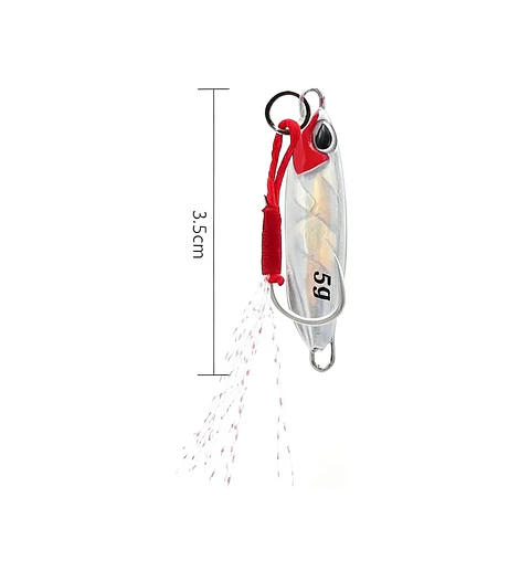Señuelo Micro Jig 5g Para Pesca Con Assist Hook